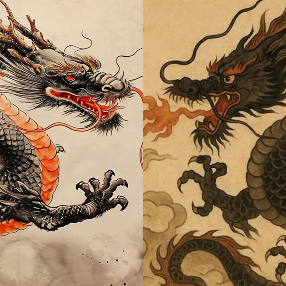 Comparison of five-clawed dragon imagery